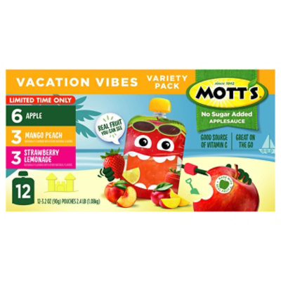 Motts As Ns Vacvb Vp Pch 12pk - 3.2 OZ - Image 1