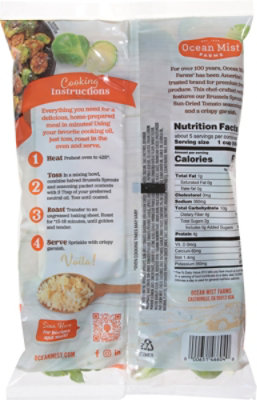 Roastables Brussels Sprouts Halves Sun-dried Tomato 15oz - 15 OZ - Image 6