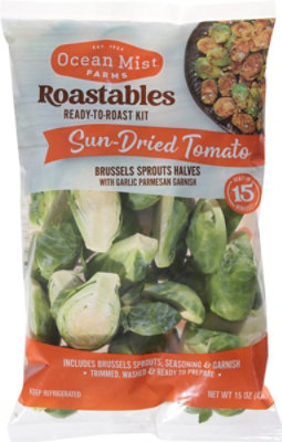 Roastables Brussels Sprouts Halves Sun-dried Tomato 15oz - 15 OZ - Image 3