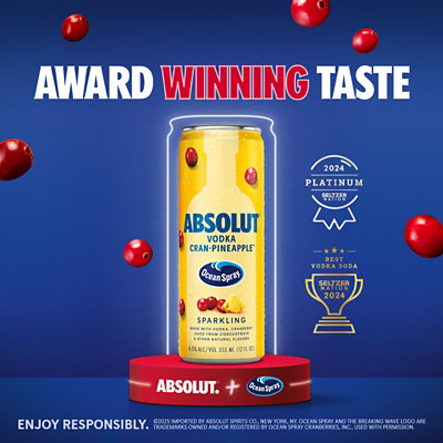 Absolut Vodka Ocean Spray Cocktail Variety 12-355 Ml - 12-355ML - Image 4