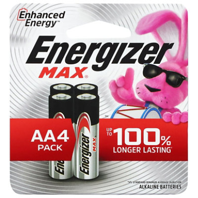 Energizer Max Alkaline Aa Batteries 4 Pack - EA - Image 1