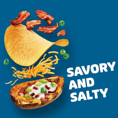 Pringles Potato Crisps Chips Loaded Potato Skins Lunch Snacks - 5.5 Oz - Image 4