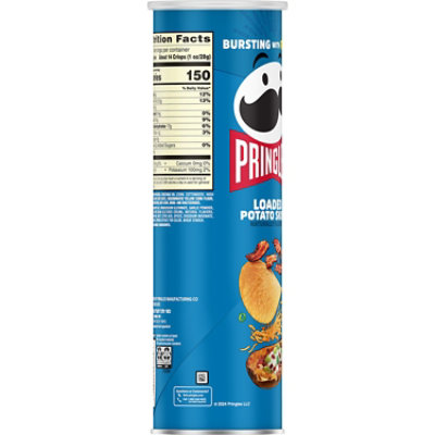Pringles Potato Crisps Chips Loaded Potato Skins Lunch Snacks - 5.5 Oz - Image 8
