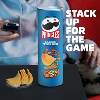 Pringles Potato Crisps Chips Loaded Potato Skins Lunch Snacks - 5.5 Oz - Image 5