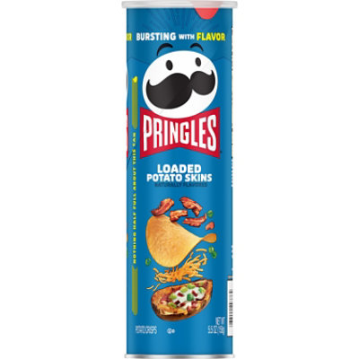 Pringles Potato Crisps Chips Loaded Potato Skins Lunch Snacks - 5.5 Oz - Image 7