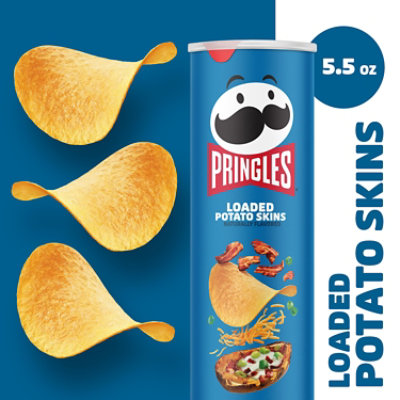 Pringles Potato Crisps Chips Loaded Potato Skins Lunch Snacks - 5.5 Oz - Image 3