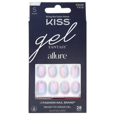 KISS Gel Fantasy Allure Ready To Wear Nail Gels - 28 Count - Image 1
