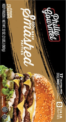 Philly Gourmet Beef Smashed Patties - 32 OZ - Image 6