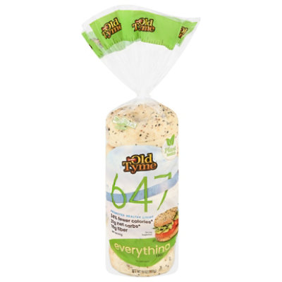 Schmidt Old Tyme 647 Everything Bagel Bread Low Calorie Bread - 6 Count - Image 2
