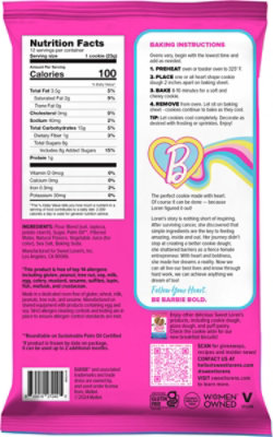 Sweet Lorens Barbie Pink Heart Shapes Sugar Cookie Dough 9.6oz - 9.6 OZ - Image 5