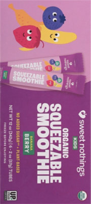 Sweet Nothings Squeezable Smoothie Banana Berry 6ct - 6 CT - Image 5