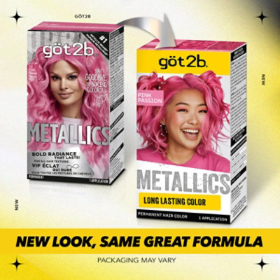 Got2b Color Metallics Lm87 Pink Passion Kit 12ct Us/ca - 60 FZ - Image 3