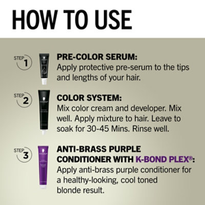 Keratin Blonde 001 Platinum Blonde Kit 12 Ct Us - EA - Image 5