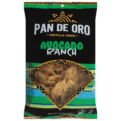 Pan De Oro Tortilla Chips Avocado Ranch 7.5oz - 7.5 OZ - Image 1