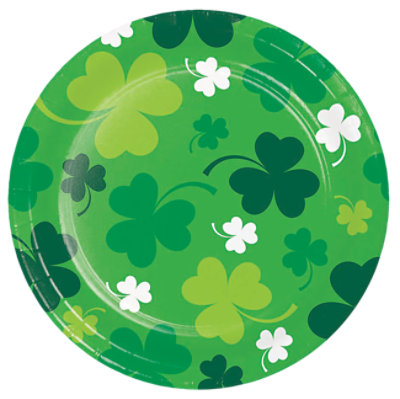 Signature SELECT Lucky Clovers Lunch Plates 8 Count - Each - Image 1