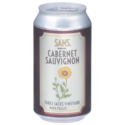 Sans Cabernet Sauvignon Red Wine Can Wine - 375 ML - Image 2