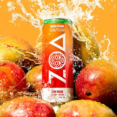 Zoa Mango Splash Zero Sugar 12fz - 12 FZ - Image 2