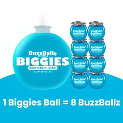 Buzzballz Biggies Berry Cherry Limeade Cocktails - 1.75 LT - Image 2