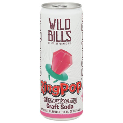 Wild Bills Ring Pop Strawberry - 12 Fl. Oz. - Image 1