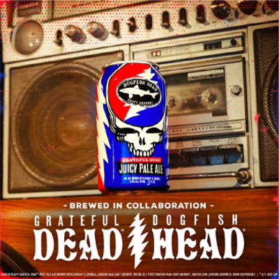 Dogfish Head Grateful Dead Juicy Pale Ale 4/6pk In Cans - 6-12 FZ - Image 2