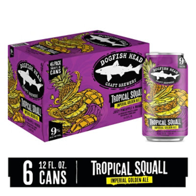 Dogfish Head Tropical Squall 6-12 Fl Oz In Cans - 6-12 FZ - Image 1