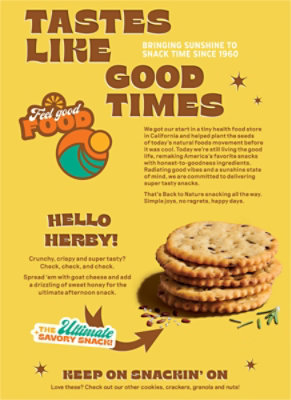 Back To Nat Crackers Rosemary Olive Oil 5oz - 5 OZ - Image 6