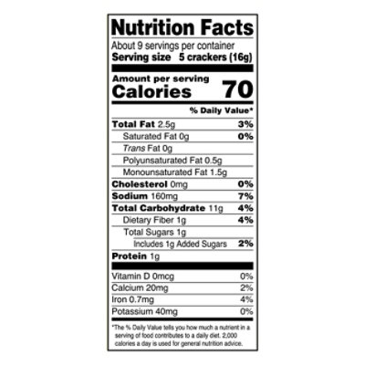 Back To Nat Crackers Rosemary Olive Oil 5oz - 5 OZ - Image 4