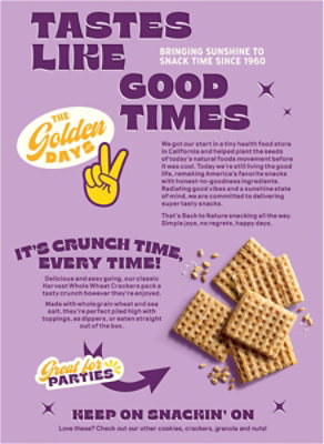 Back To Nat Crackers Harvest Wheat 7oz - 7 OZ - Image 5