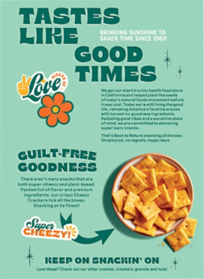 Back To Nat Crackers Cheddar 5oz - 5 OZ - Image 6