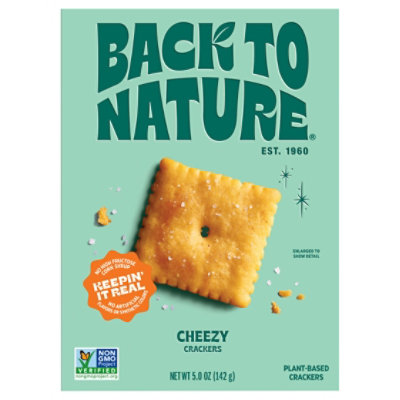 Back To Nat Crackers Cheddar 5oz - 5 OZ - Image 2