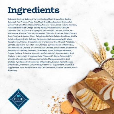 Blue Buffalo Tastefuls Adult Cat Dry Food Multi-Protein Salmon & Ocean Fish Recipe - 5 LB - Image 5