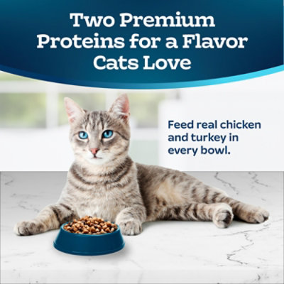 Blue Buffalo Tastefuls Adult Cat Dry Food Multi-Protein Salmon & Ocean Fish Recipe - 5 LB - Image 3