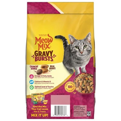 Meow Mix Gravy Bursts Chicken 3lb - 3 LB - Image 8