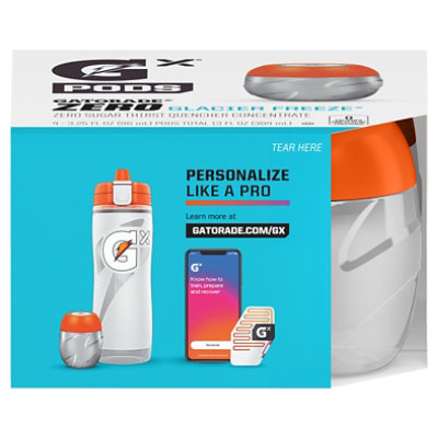 Gatorade Gx Pods Zero Zero Sugar Thirst Quencher Concentrate Glacier Freeze 3.25 Fl Oz 4 Count - EA - Image 3