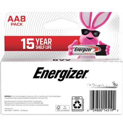 Enr Max Battery Aa Battery 8ct - 8 CT - Image 2