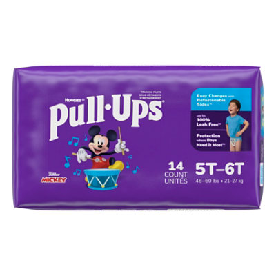 Pull-Ups Potty Training Underwear for Boys Size 5T to 6T -14 Count - Image 8