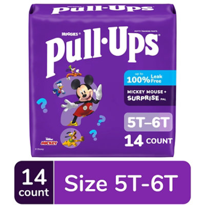 Pull-Ups Potty Training Underwear for Boys Size 5T to 6T -14 Count - Image 1