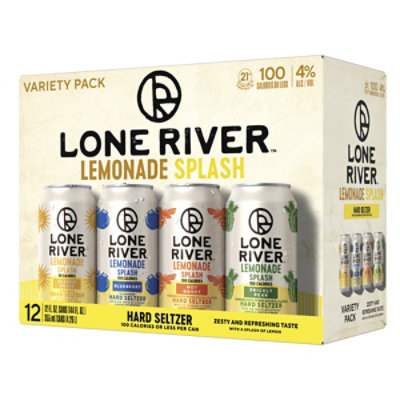 Lone River Lemonade Splash Variety Pack 12-12 Fl Oz In Cans - 12-12FZ - Image 3