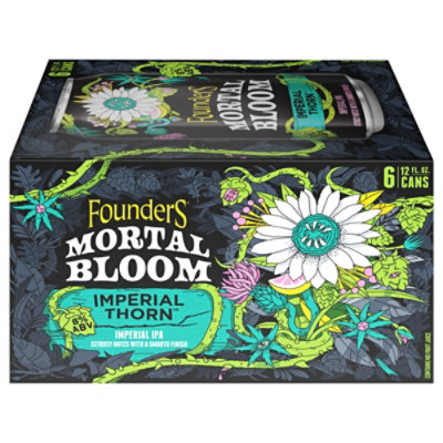 Founders Mortal Bloom Imperial Ipa - 6-12 FZ - Image 3