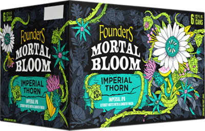 Founders Mortal Bloom Imperial Ipa - 6-12 FZ - Image 4