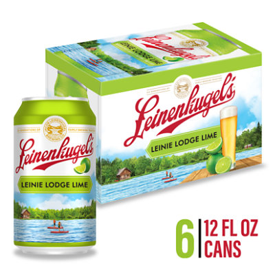 Leinenkugels Lodge Lime Craft Beer 4.7% ABV Cans - 6-12 Fl. Oz. - Image 1