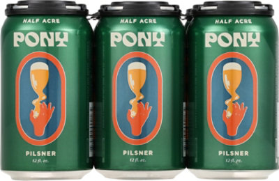 Half Acre Pony Pilsner 6-12 Fl Oz In Cans - 6-12 FZ - Image 2