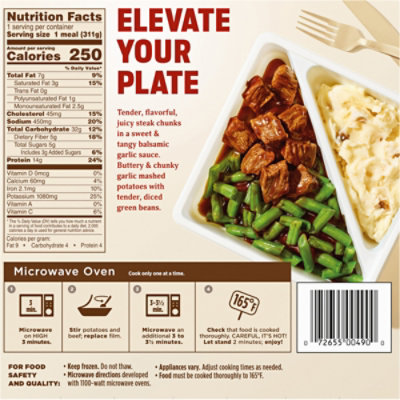 Healthy Choice Balsamic Garlic Steak Frozen Meal 11 Oz - 11 OZ - Image 6