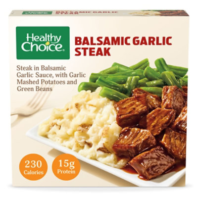 Healthy Choice Balsamic Garlic Steak Frozen Meal 11 Oz - 11 OZ - Image 1