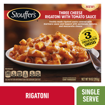 Stouffers Three Cheese Rigatoni Frozen Entree 10oz Box - 10 OZ - Image 1