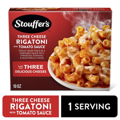 Stouffers Three Cheese Rigatoni Frozen Entree 10oz Box - 10 OZ - Image 1