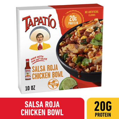 Tapatio Salsa Roja Chicken Burrito Bowl 10oz - 10 OZ - Image 1