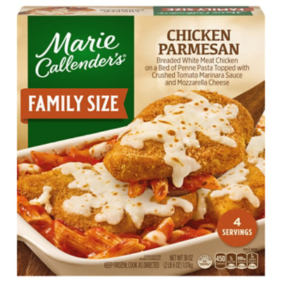 Marie Callender's Family Size Chicken Parmesan And Penne Pasta, Frozen Meal, 38 Oz - 38 OZ - Image 3