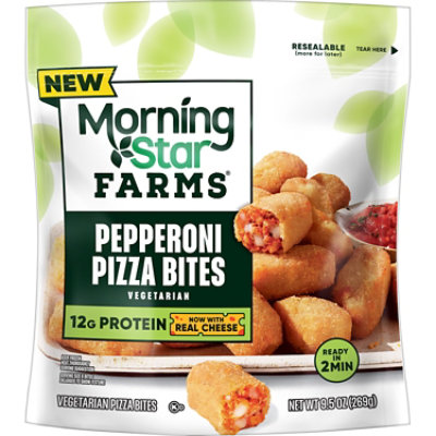 Morningstar Farms Meal Solutions Pepperoni Bites, 18 Ct, 9.5oz - 9.5 OZ - Image 6