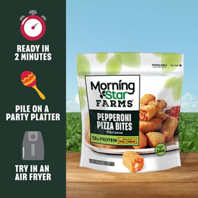 Morningstar Farms Meal Solutions Pepperoni Bites, 18 Ct, 9.5oz - 9.5 OZ - Image 3